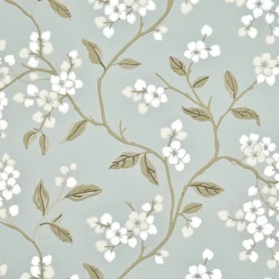 Crayford 33.02' L x 20.46" W Smooth Wallpaper Roll — Aqua,Gilver