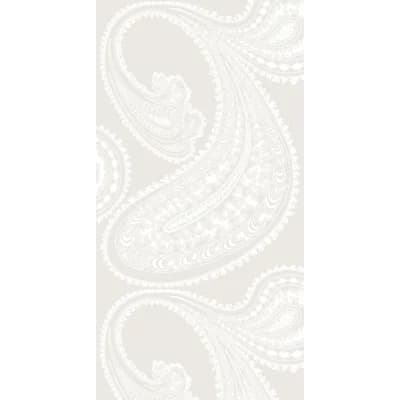 Rajapur Paisley Non-Pasted Wallpaper Roll — White,Shell