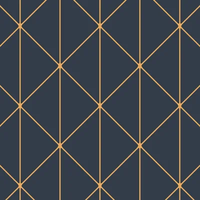 Boråstapeter Diamonds Wallpaper — Navy,Gold