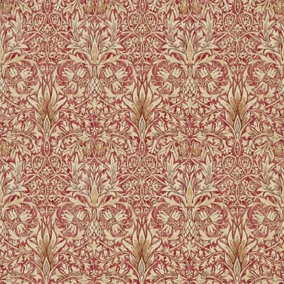 Morris Archive IV Snakeshead Wallpaper — Madder,Gold
