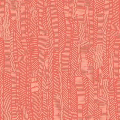 Non-Pasted Matte Wallpaper Double Roll — Sun Bleached Coral