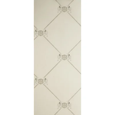 Kit Kemp Unicorn 16.5' L x 20.5" W Wallpaper Roll — White