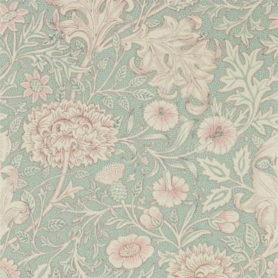 Double Bough Wallpaper — Teal Rose