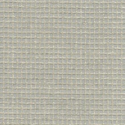 Wanchai Grass Cloth Non-Pasted Metallic Wallpaper Roll — Gray