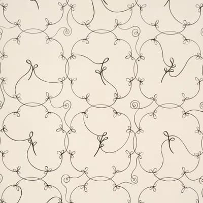Schumacher X Backdrop Broderie Wallpaper — Beige