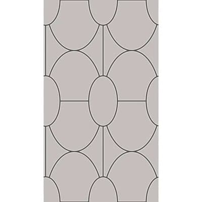 Riviera Geometric Non-Pasted Wallpaper Roll — Gray