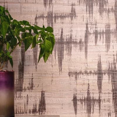 Maxine Abstract Non-Pasted Matte Wallpaper Roll — Gray,Brown