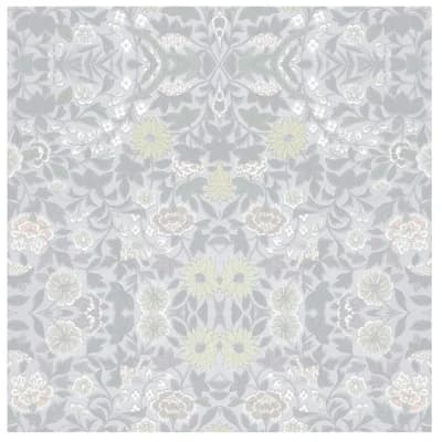 Signature Daisy Chain 10' L x 24" W Wallpaper Roll — Gray,Neutral,Light Yellow