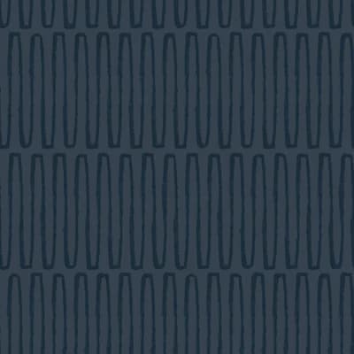 Hannah Geometric Non-Pasted Wallpaper Roll — Navy