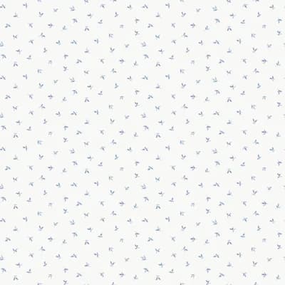 Miniatures 3 Collection Mini Leaf Toss Wallpaper Roll — Blue