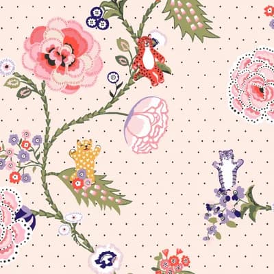 Cath Kidston Catnip Neutral Wallpaper — Neutral