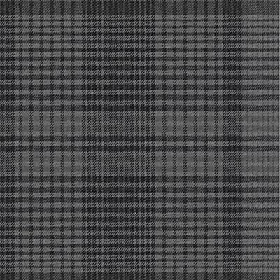 Plaid Non-Pasted Matte Wallpaper Double Roll — Gray,Black