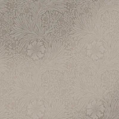 William Morris at Home SS24 Floral Non-Pasted Metallic Wallpaper Double Roll — Neutral