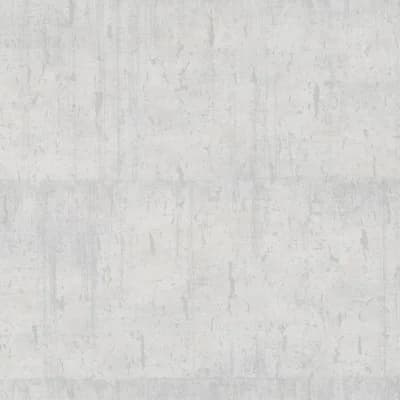 Air Collection Metallic Aged Concrete Textured Wallpaper Roll — White