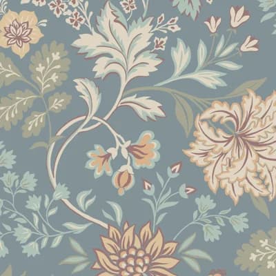 Boråstapeter Alicia Wallpaper — Blue,Beige