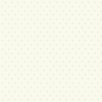 Victorian Star Polka Dot Non-Pasted Matte Wallpaper Roll — Ivory