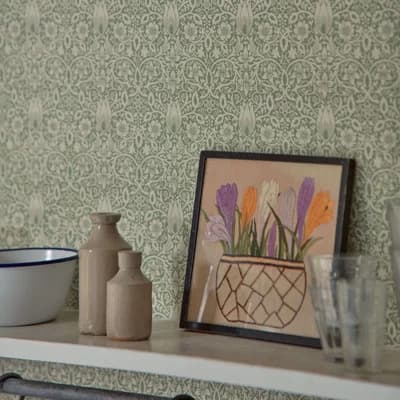 Borage Wallpaper — Leafy Arbour