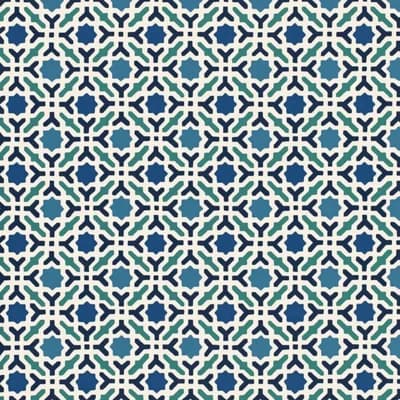 Serallo Mosaic Wallpaper — Aegean