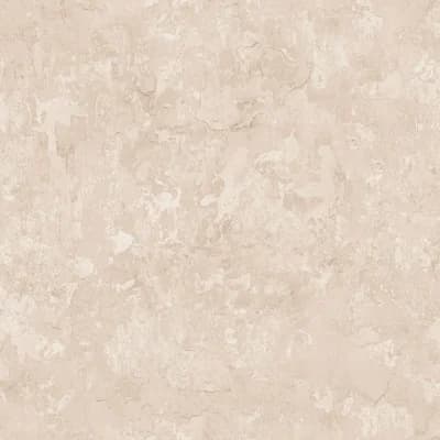 Grunge Plaster Wall Effect 33' L x 21" W Wallpaper Roll — Beige