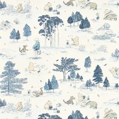 Winnie the Pooh Wallpaper — Bonbon Blue
