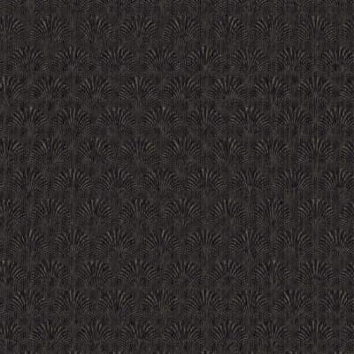 Boutique Geometric Fan Wallpaper Roll — Purple
