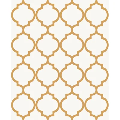 Graham & Brown Trellia Orange Wallpaper — Orange