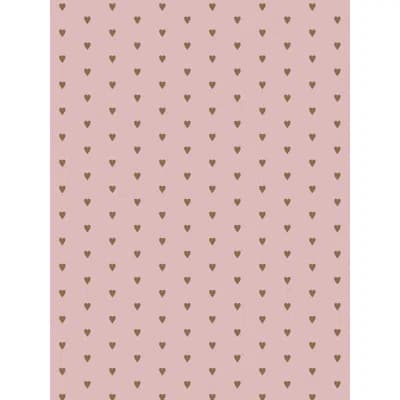 Heart and Soul, Small — Small,Gold on Mauve