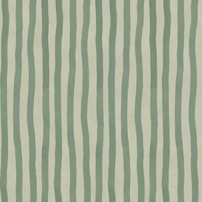 ARTIST'S STRIPE Wallpaper - Opal 9'10" - full height wallpaper — Opal