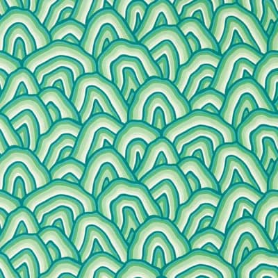 Kumo Wallpaper — Green