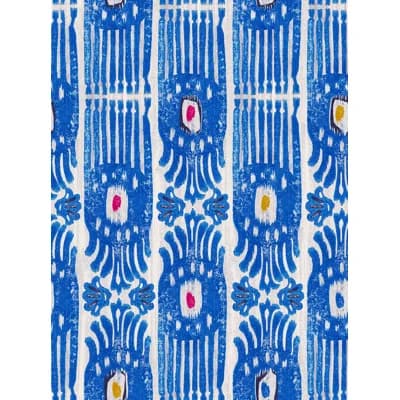 MINNIE KEMP X MINDTHEGAP Wallpaper Roll — Blue,White,Red,Yellow