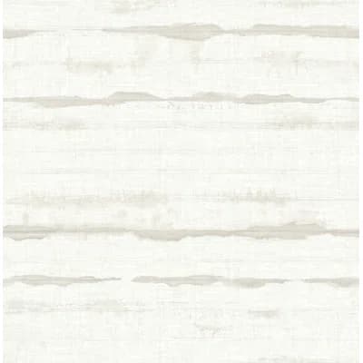 Folly Zen Swirls Wallpaper — White