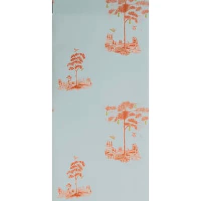 Kit Kemp Pear Tree 33' L x 27" W Wallpaper Roll — Sunsetorange