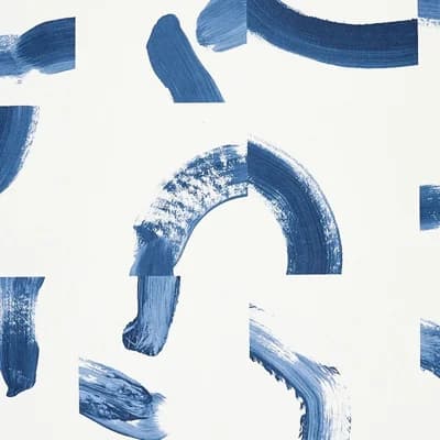 Schumacher x Caroline Z Hurley Sepiessa Panel Set — Blue