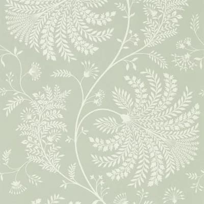 Mapperton Wallpaper — Sage,Cream