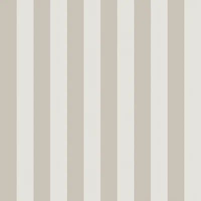 Regatta Striped Non-Pasted Wallpaper Roll — Stone,Parchment
