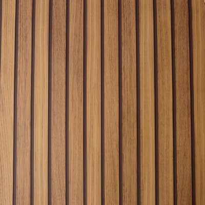 Wooden Slats Natural Wallpaper — Natural