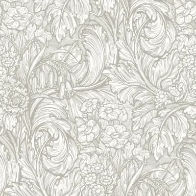 Llewelyn-Bowen - Off The Wall Floral Non-Woven Wallpaper Roll — Beige