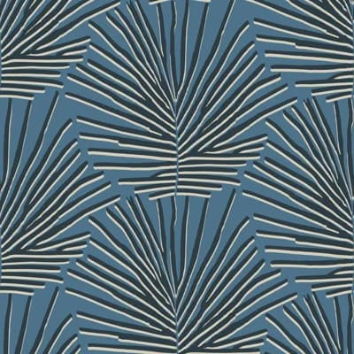 Isle of Palms Wallpaper — Navy Denim
