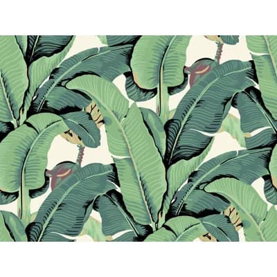 Hinson Icons Floral Non-Pasted Matte Wallpaper Roll — Green
