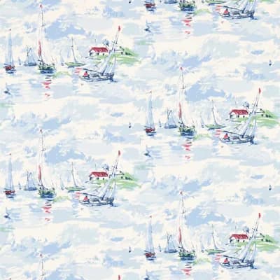Sail Away Wallpaper — Sky Blue