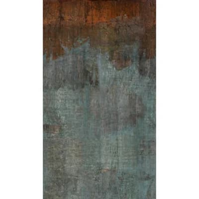 Orom II Collection Concrete Plain 62.5-inches wide x 9.18-feet high 3-panel Wall Mural — Brown