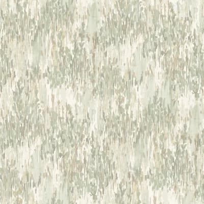 Inia Collection Abstract Ethnic All-over Wallpaper Roll — Green