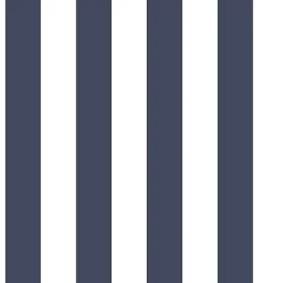 Smart Stripes 2 33' L x 21" W Wallpaper Roll — Navy