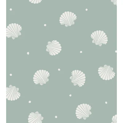 Familj 2 Geometric Matte Wallpaper Roll — Teal