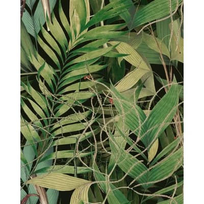 Tropical Wanderlust Non-Pasted Matte Wallpaper Roll — Green