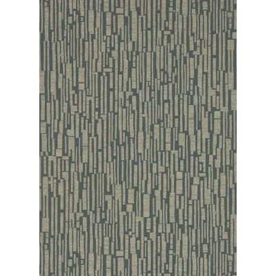 Series Geometric Non-Pasted Metallic Wallpaper Roll — Ebony