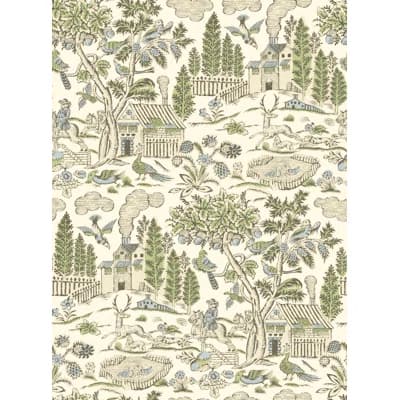 Home Park - Antique — Blue,Soft Green