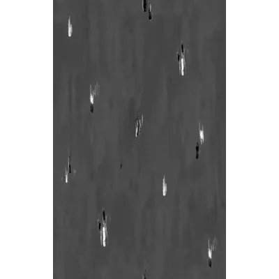 Skyfall 33' L x 20.5" W  Wallpaper Roll — Black
