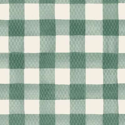 Cath Kidston Painted Gingham Blue — Green