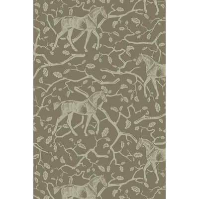 Amongst the Oaks - Danielle Demers Studio Licensed Design — Brown,Beige,Green